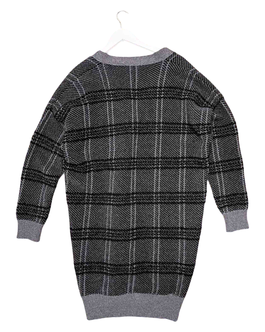 Size L | Bruno Manetti Black/Grey Cardigan