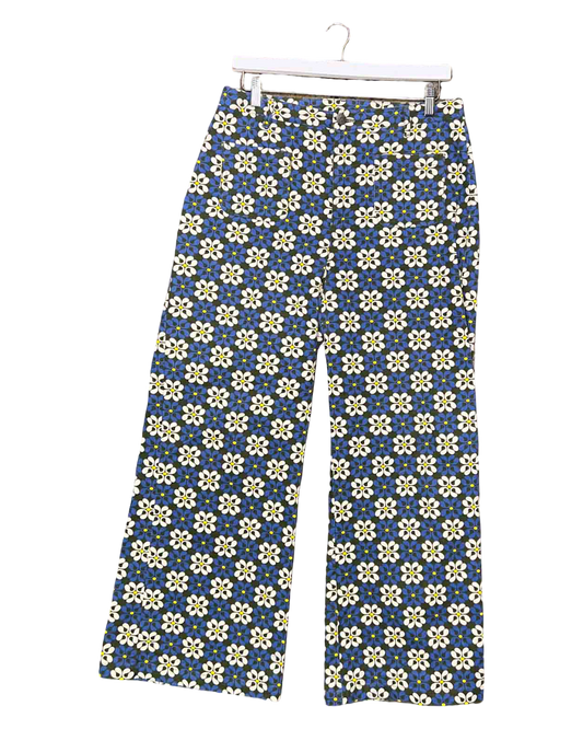 Size 14 (32) | Lucy & Yak Organic Cotton Ziggy Flared Pants