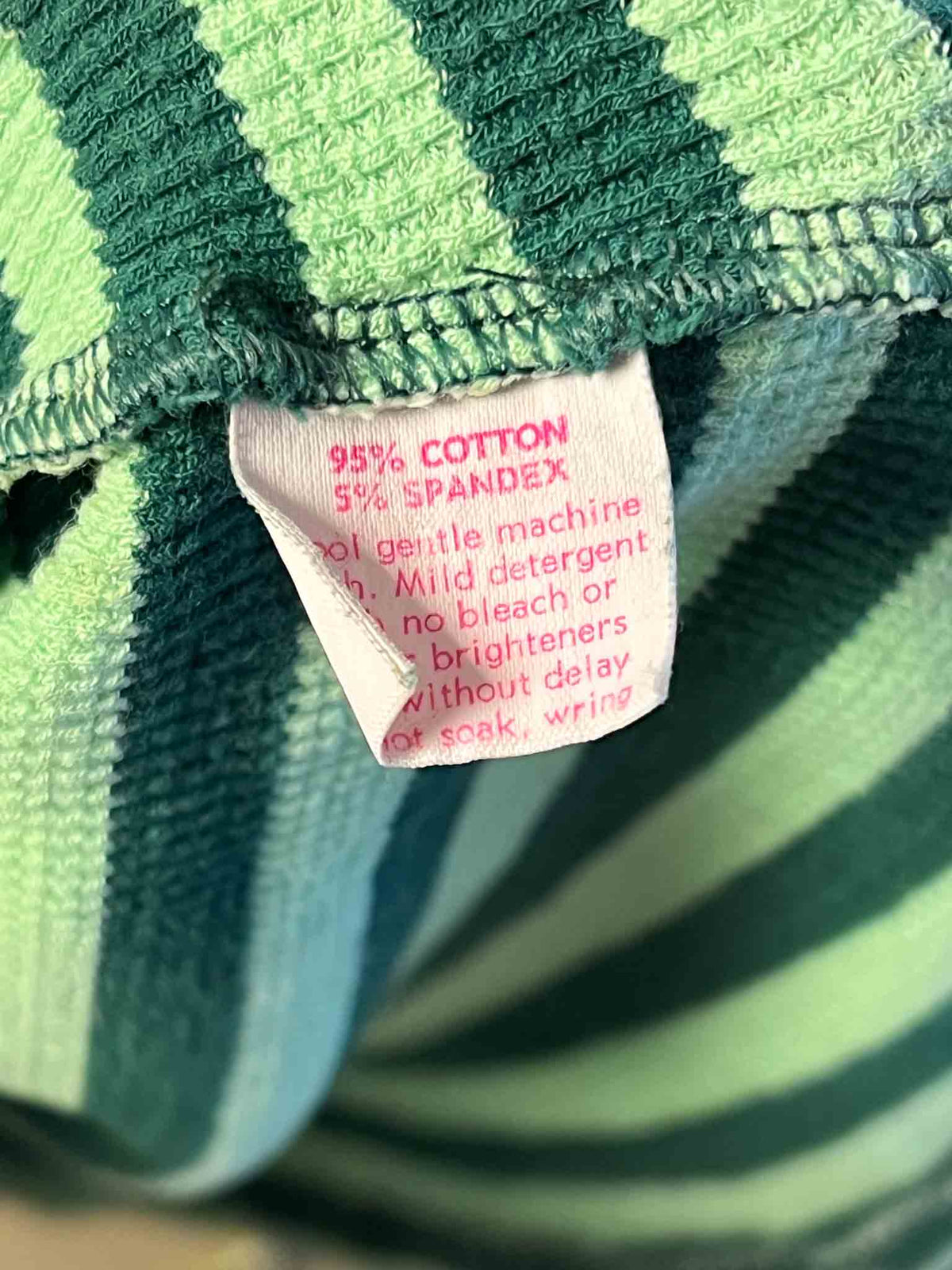 Size 18 | Obus Ribbed Green Stripe Top