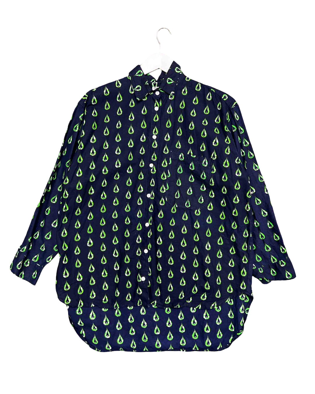Size XS | Yevu Button Up Paisey Motif Shirt