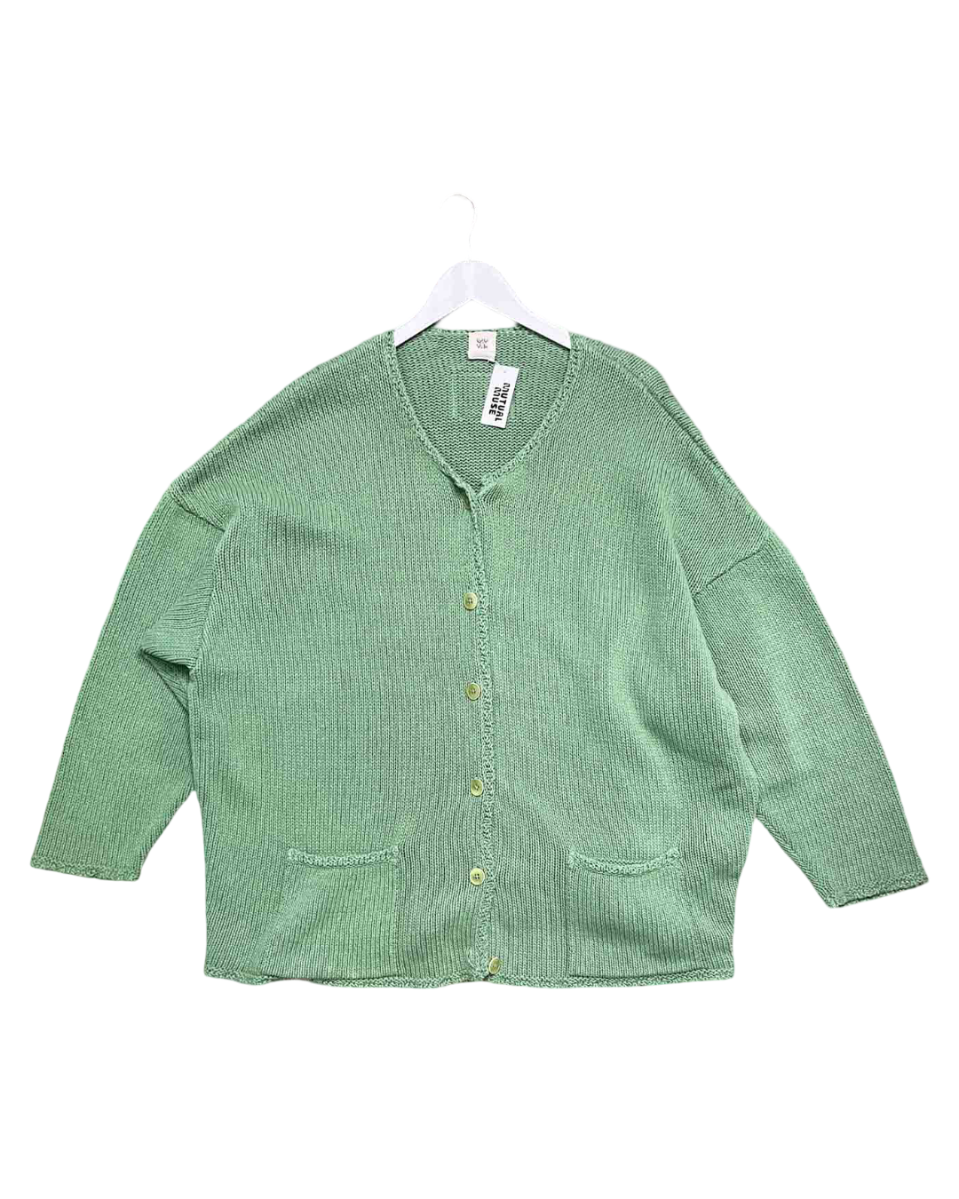 Size XL | Lucy & Yak Sage Organic Cotton Heavyweight Cardigan