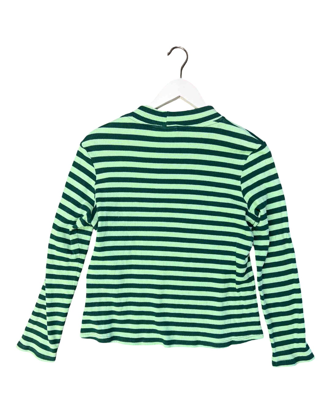 Size 18 | Obus Ribbed Green Stripe Top