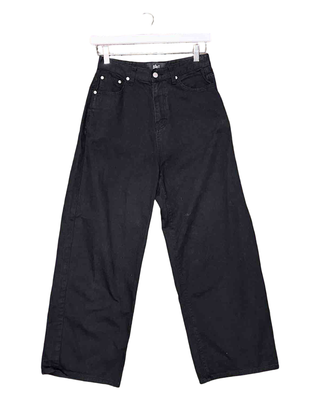Size 28 | Soft Seoul Black Straight Leg Jeans