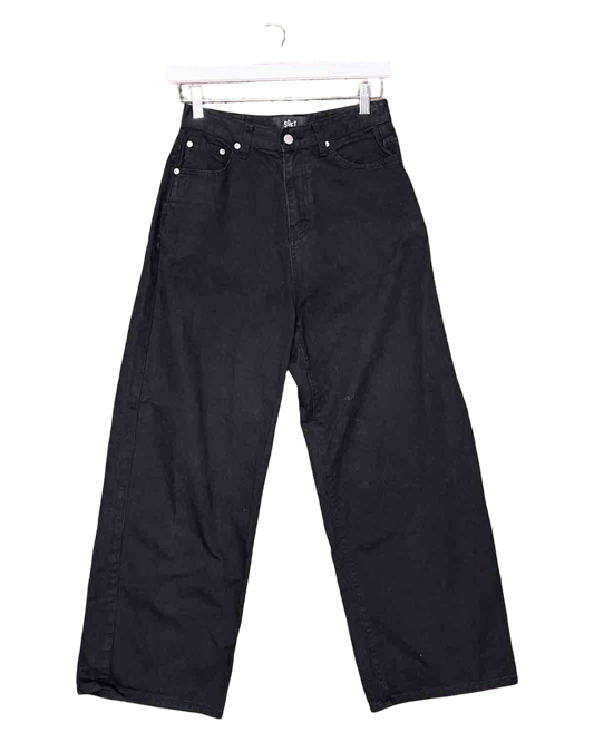 Size 28 | Soft Seoul Black Straight Leg Jeans