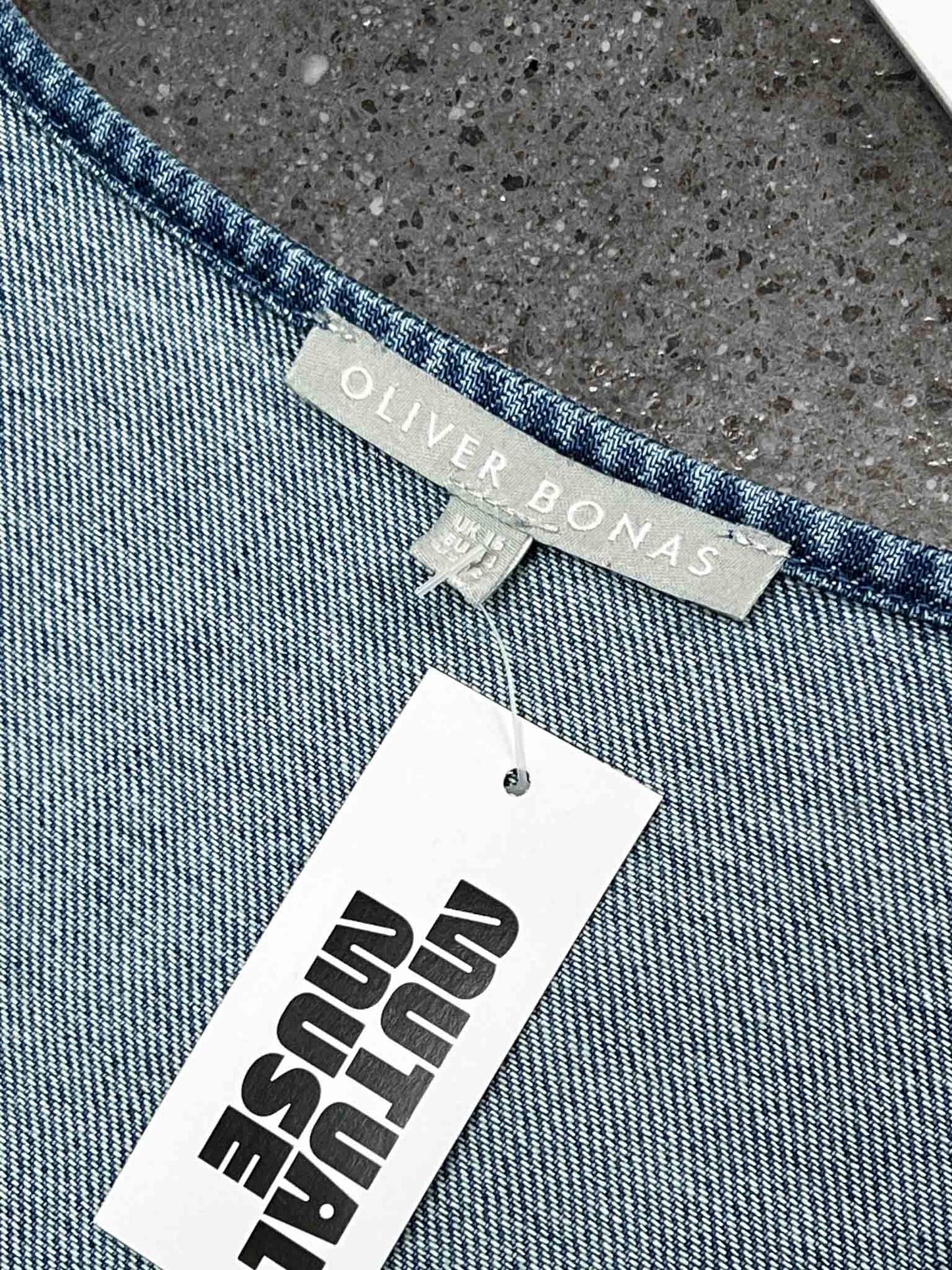 Size 16 | Oliver Bonas Blue Denim Midi Dress