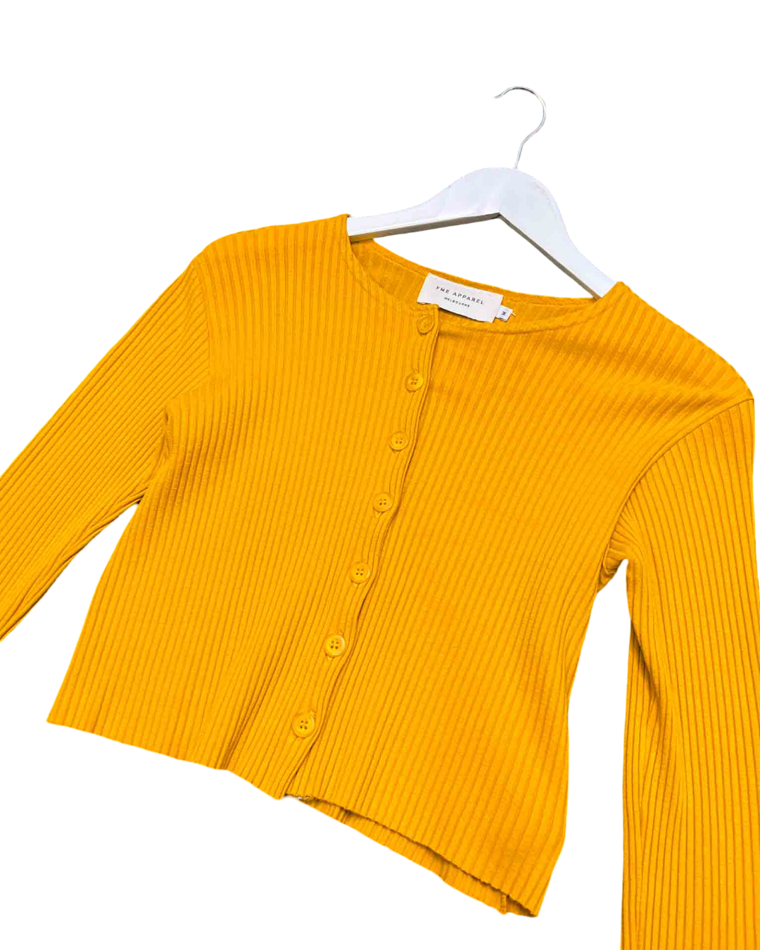 Size M | FME Yellow Ribbed Top