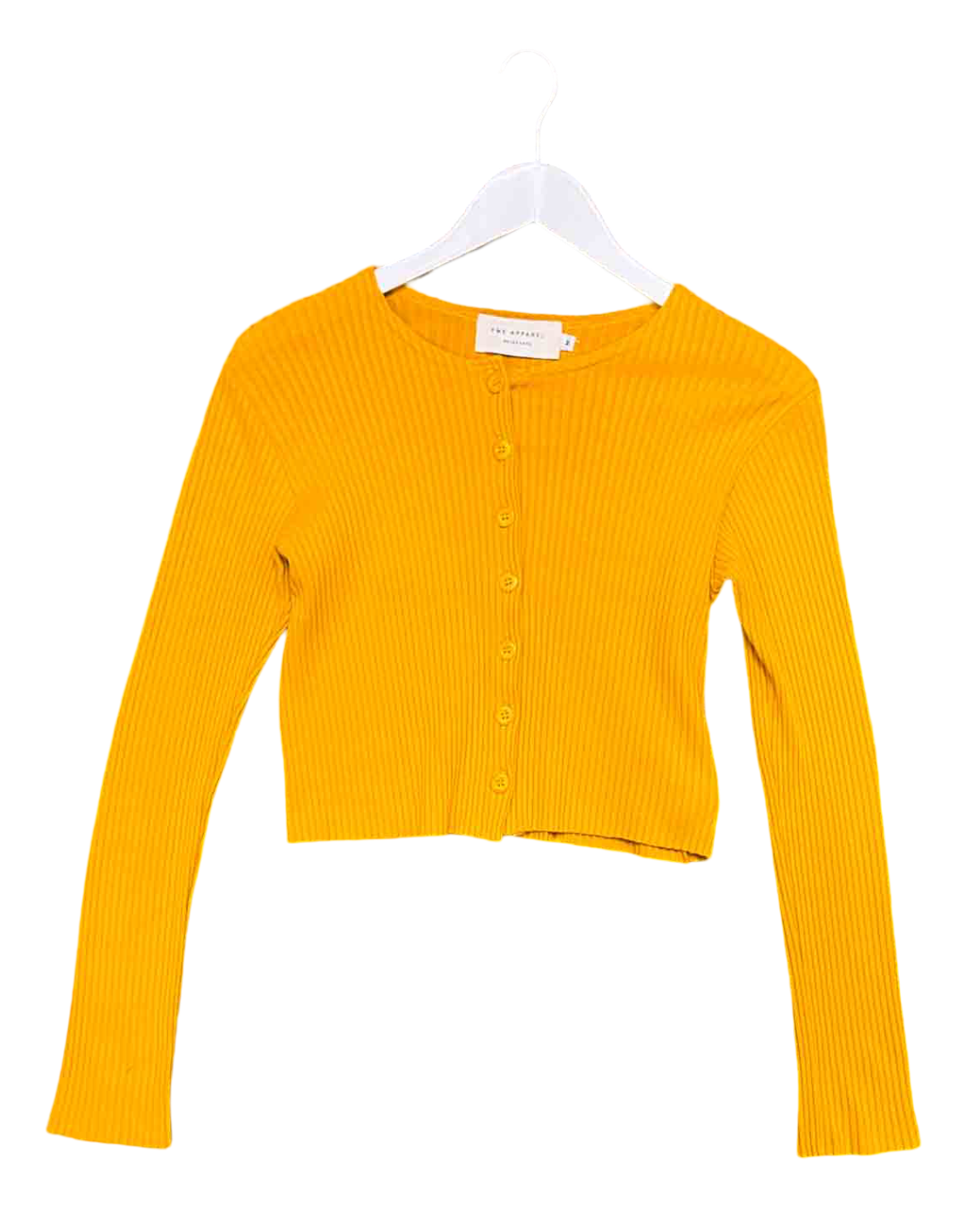Size M | FME Yellow Ribbed Top