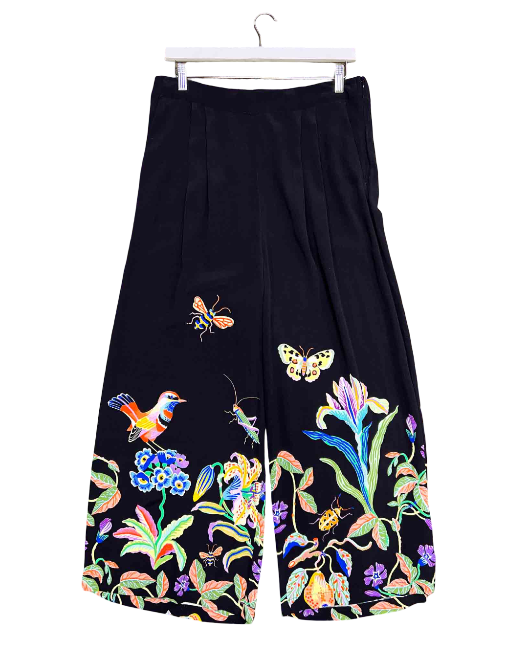 Size 14 | Gorman Wide Leg Floral Hem Pants