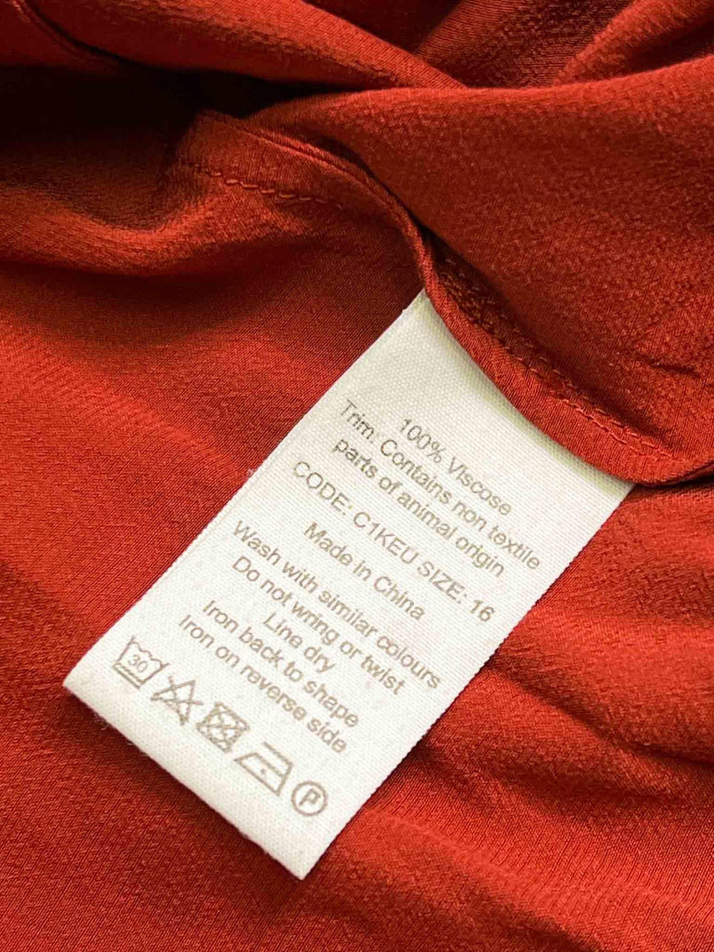 Size 16 (XXL) | Toast Red Ruffle Maxi Dress
