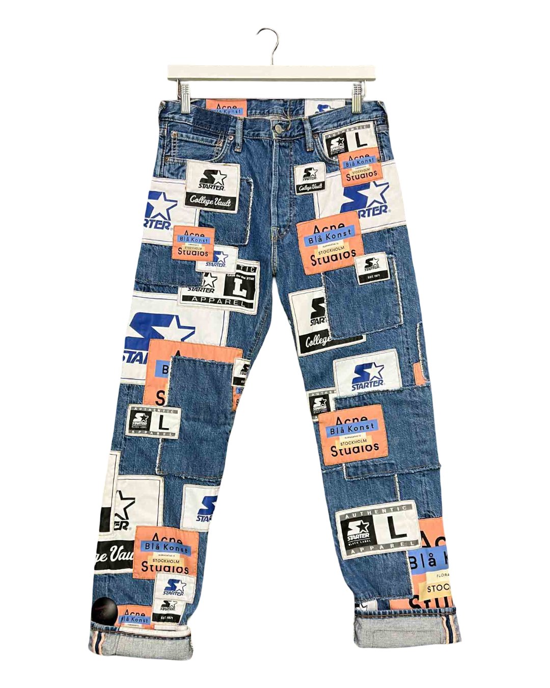Size 30" | Acne Studios x Starter Patchwork Jeans