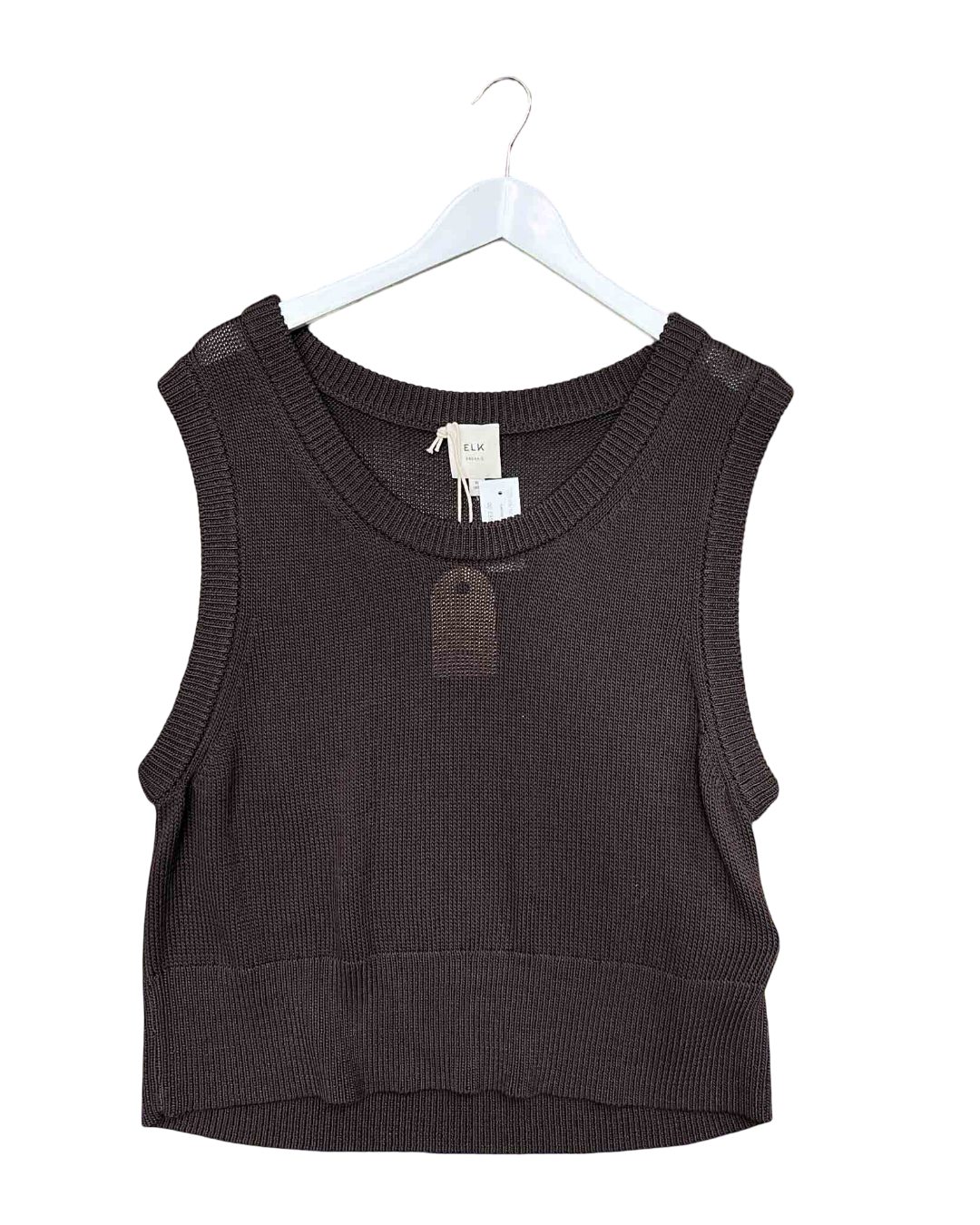 Size XL/XXL | Elk Brown Knit Vest With Tags