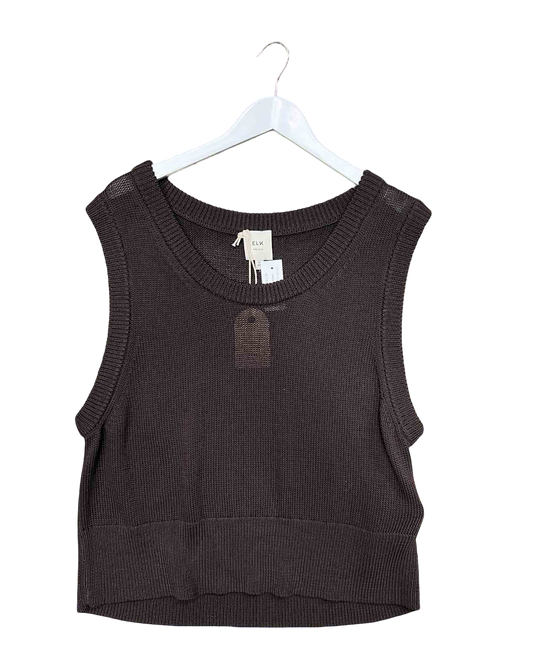 Size XL/XXL | Elk Brown Knit Vest With Tags