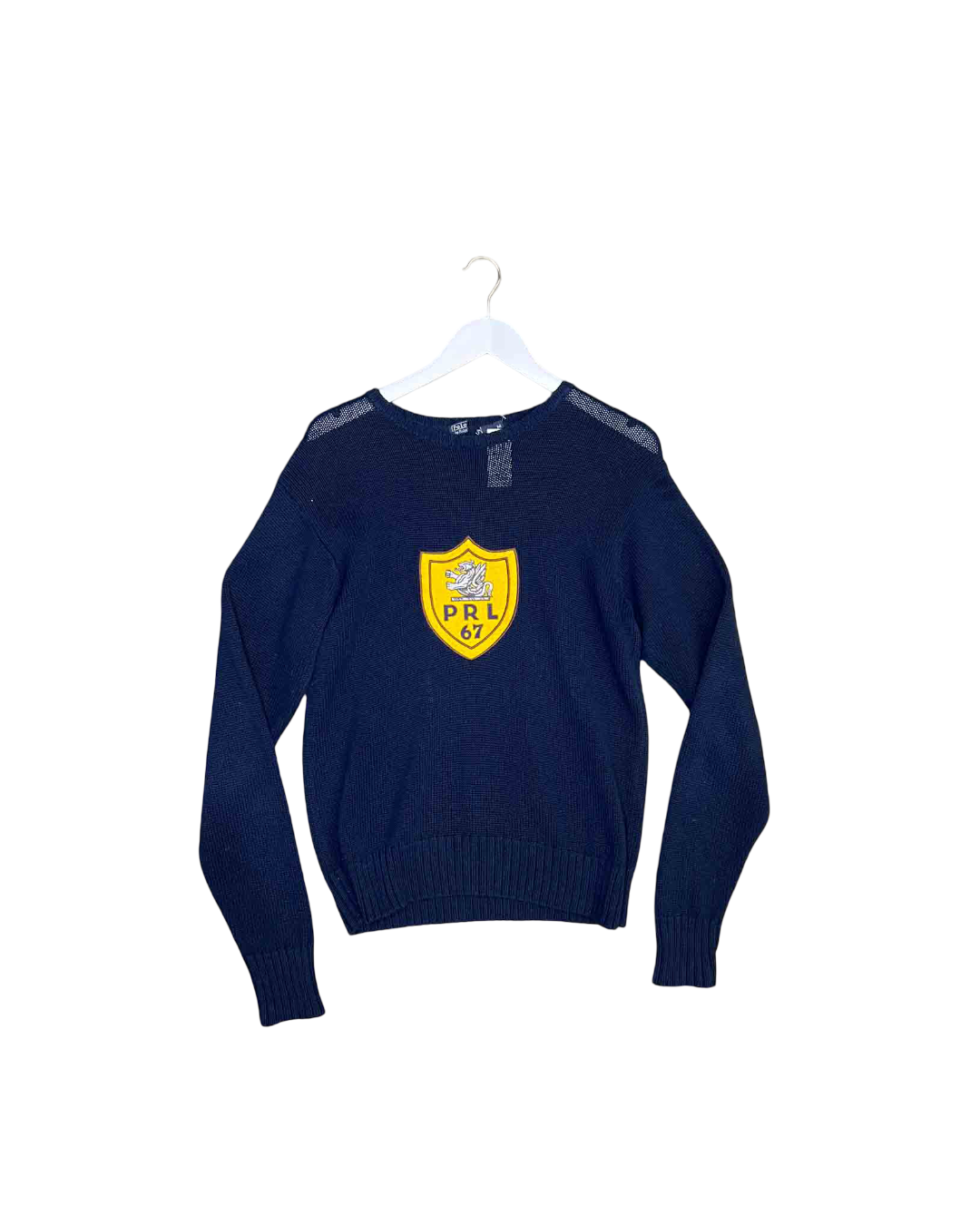 Size M | Ralph Lauren Vintage "PRL 67" Shield Crest Jumper