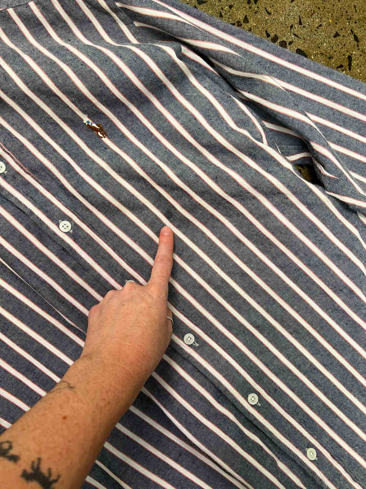 Size M | Ralph Lauren Cotton Stripe Shirt