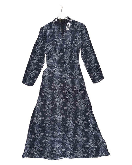 Size 8 (S) | Batsheva Dress Floral Lace Maxi NWT