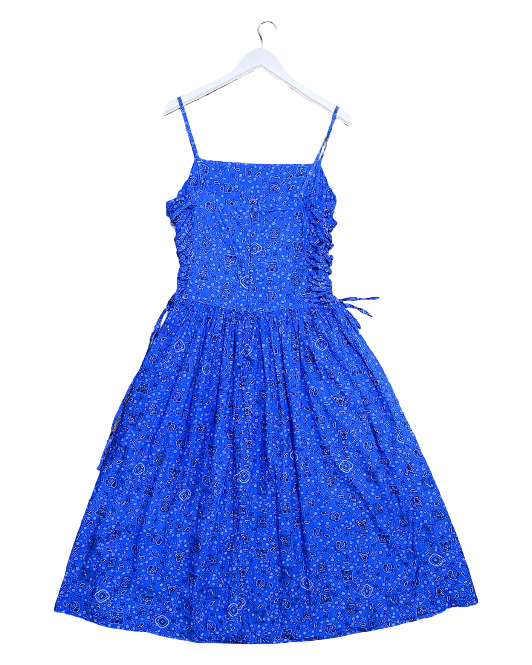 Size XL | Damson Madder Blue Angelina Paisley-Print Sleeveless Dress