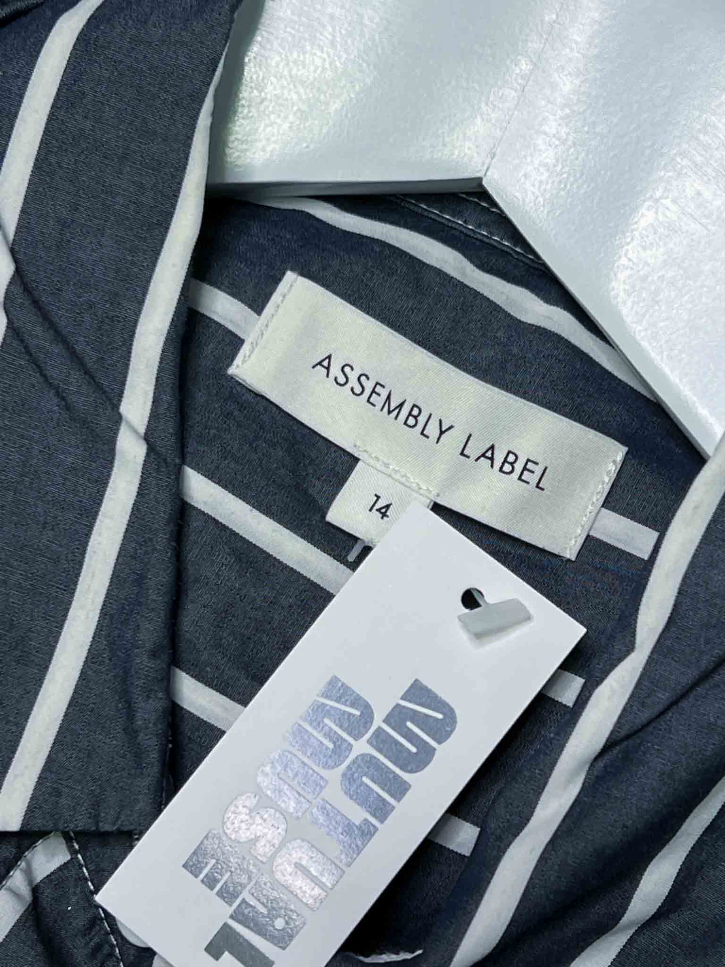 Size 14 | Assembly Label Cotton Striped Shirt