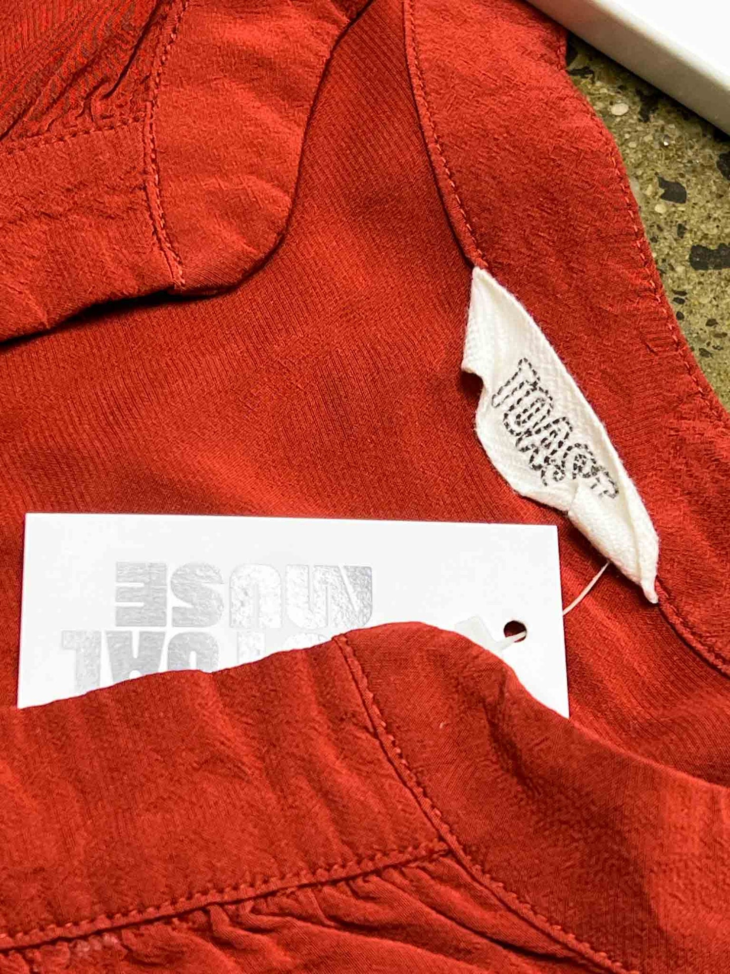Size 16 (XXL) | Toast Red Ruffle Maxi Dress