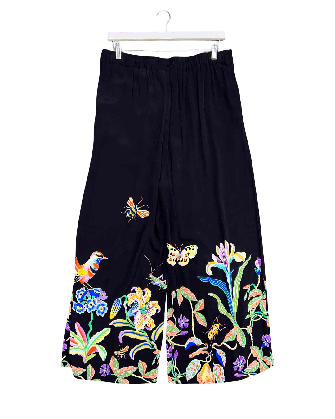 Size 14 | Gorman Wide Leg Floral Hem Pants