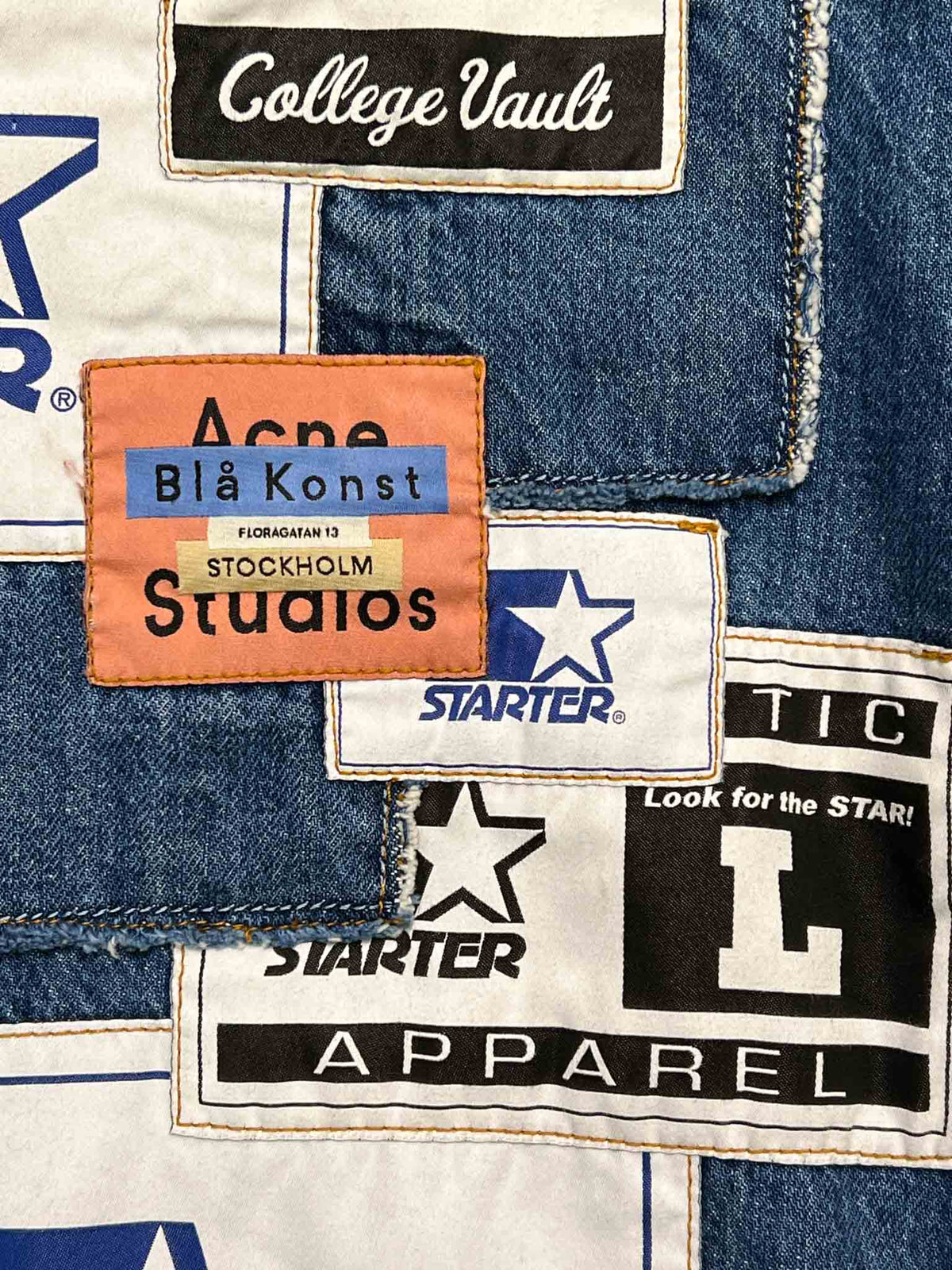 Size 30" | Acne Studios x Starter Patchwork Jeans