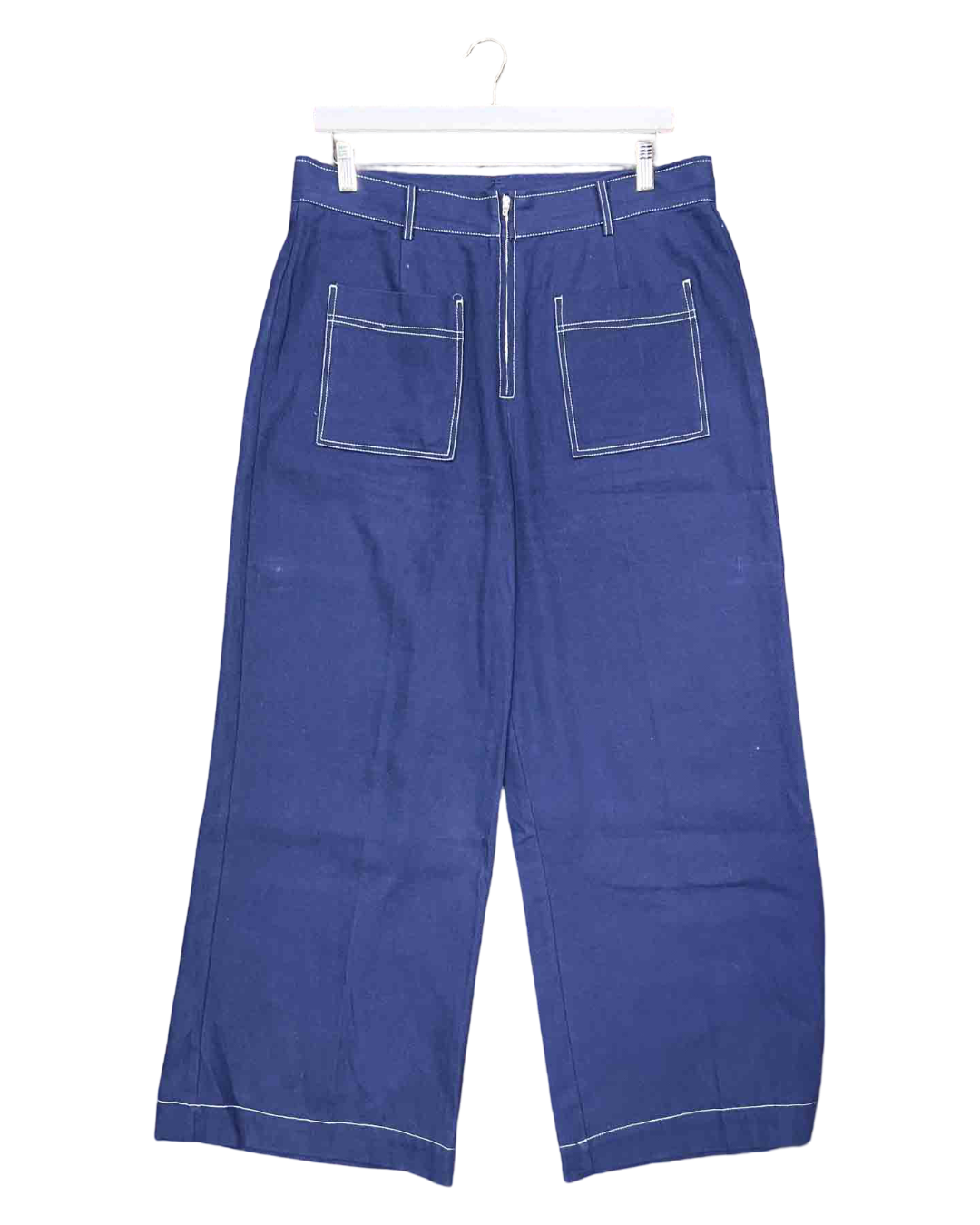 Size 16 | Aere Blue Organic Cotton Pants