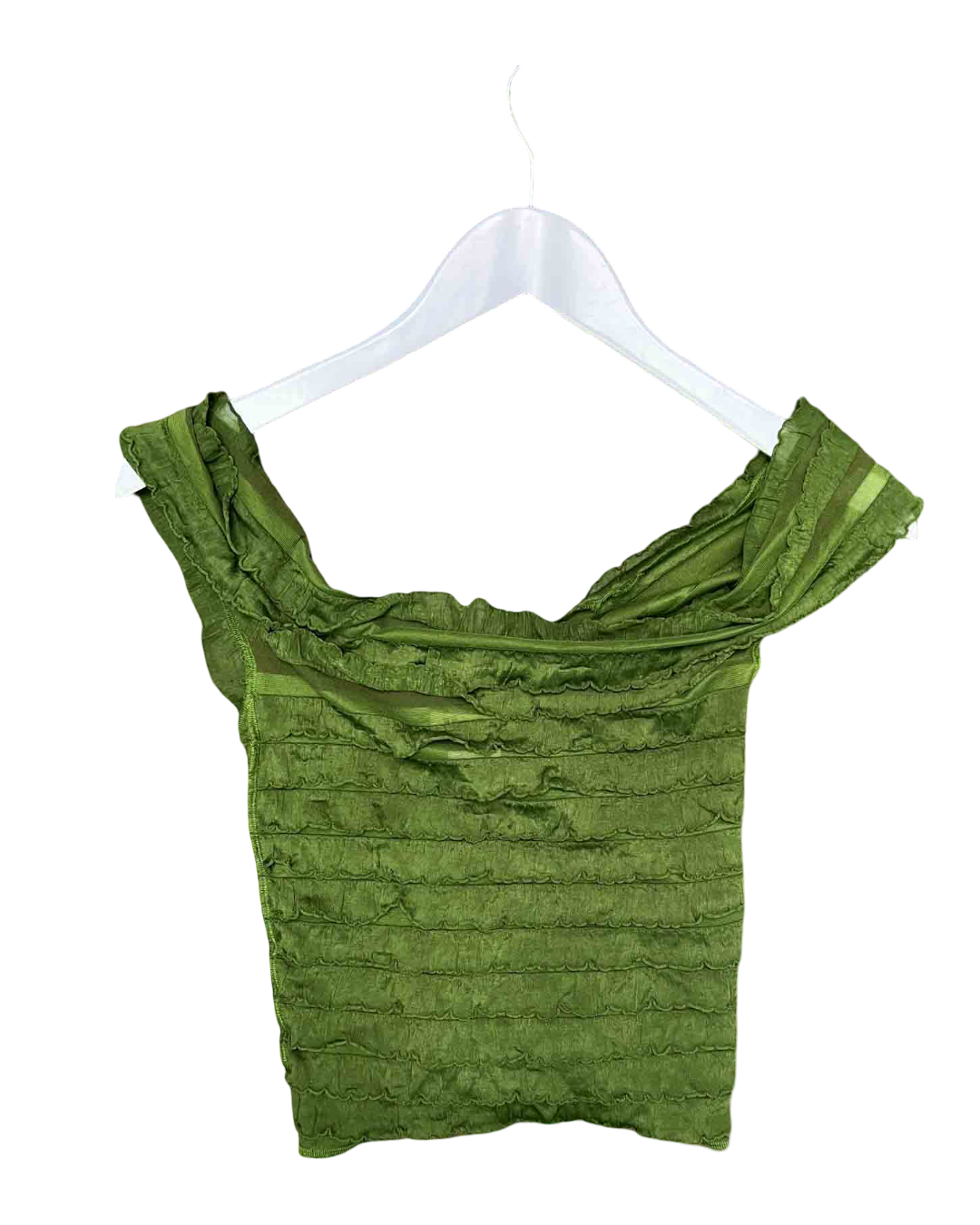 Size 10 | Of Planet Earth Green Pompeii Frill Top