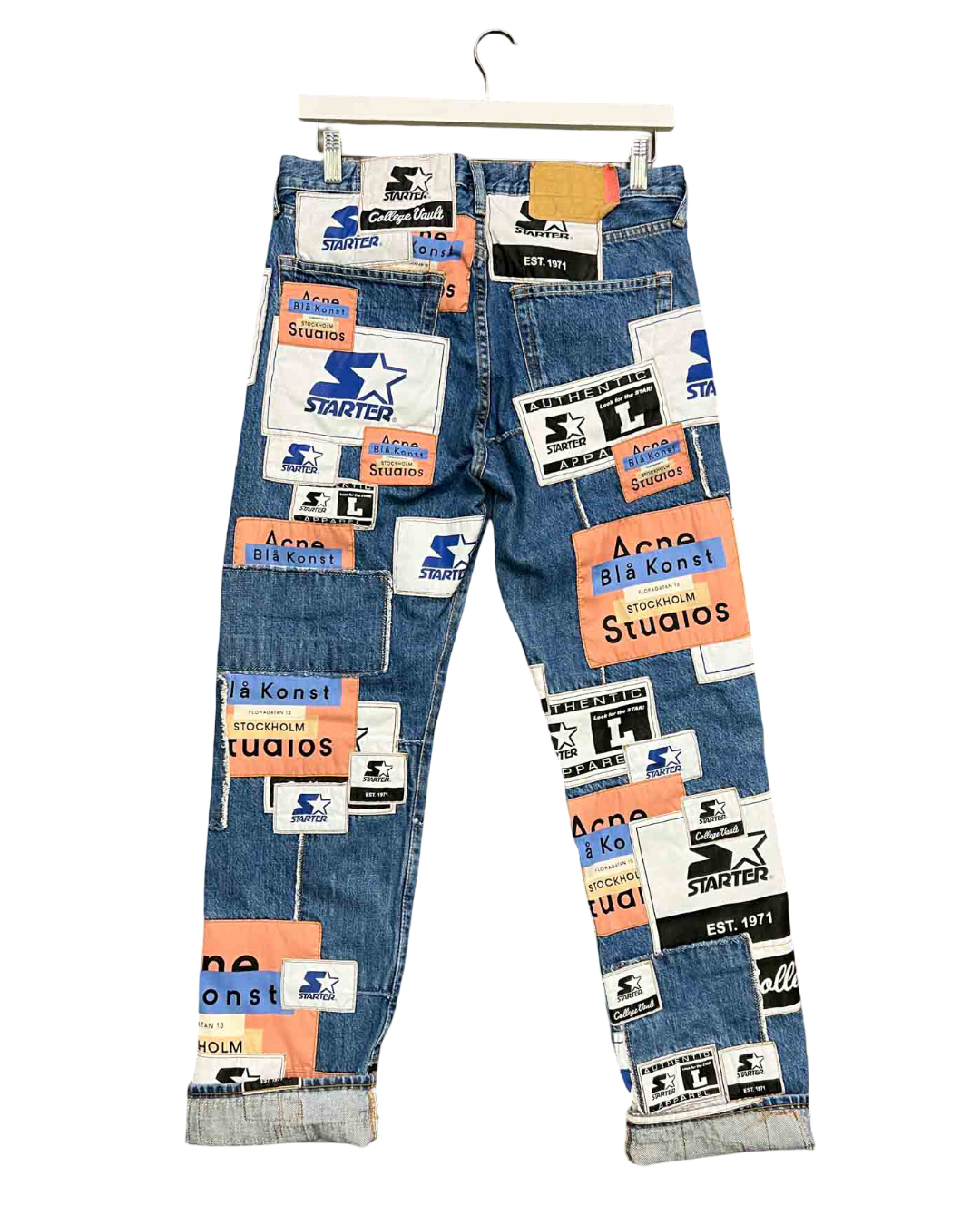 Size 30" | Acne Studios x Starter Patchwork Jeans