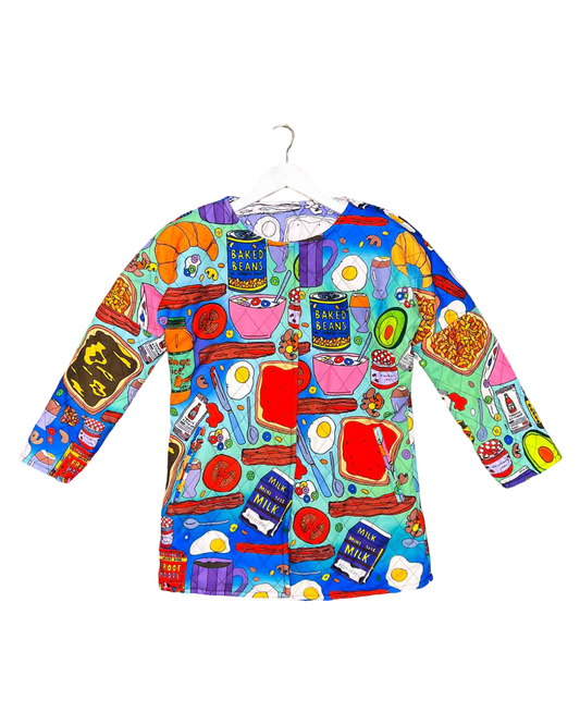 Size XS | Eat Me Do Reversible Magical Breakfast Coat NWT