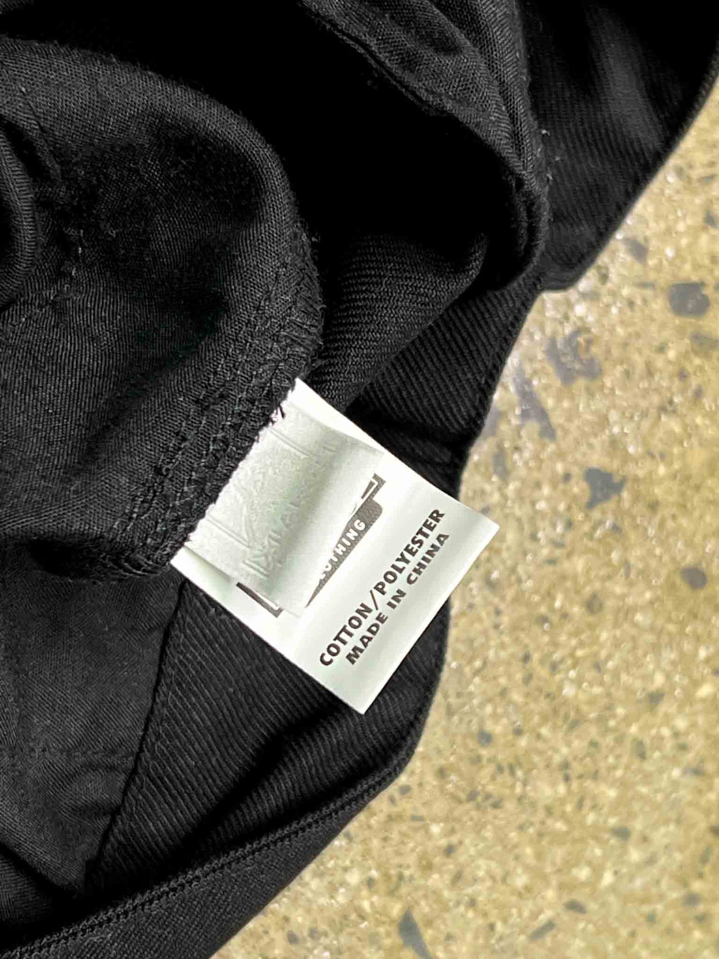 Size 38 | XLARGE Black Cotton Blend Trousers
