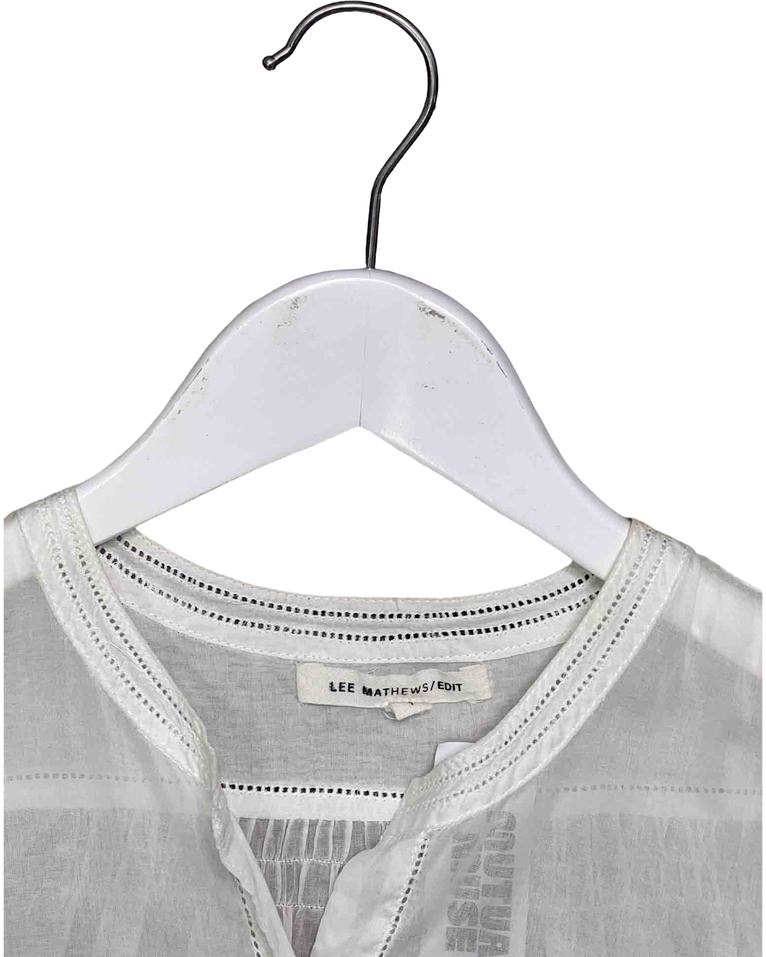 Size 8 | Lee Mathews Edit White Shirt