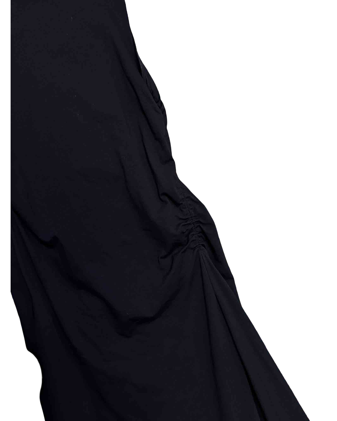 Size L | COS Ruched Sides Boat Neck Asym Dress