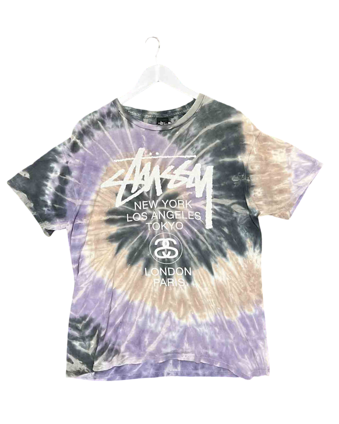 Size L | Stüssy World Tour Tie-Dye T-shirt
