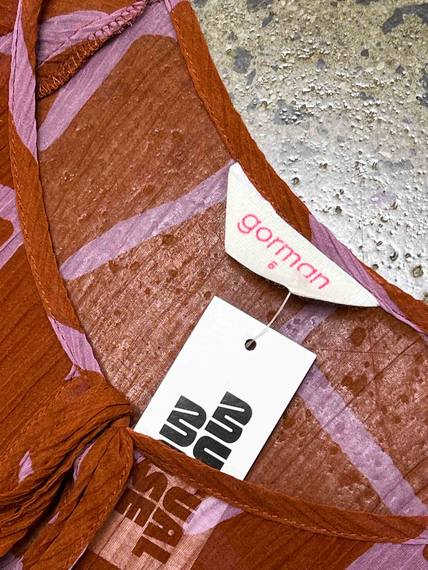 Size 6 | Gorman Silk & Cotton Monstera Midi Dress