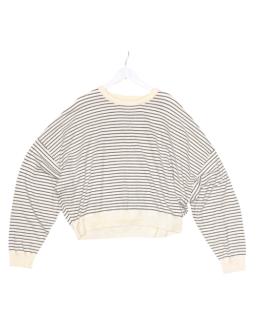 Size 3 (12) | Bassike Cotton & Merino Wool Striped Jumper