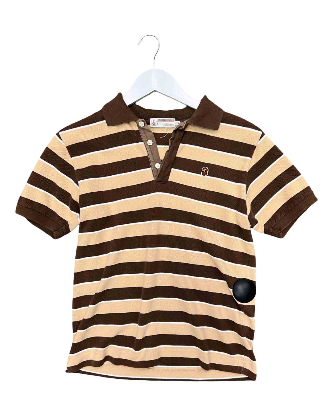 Size S | Brown A Bathing Ape Brown Stripe Polo