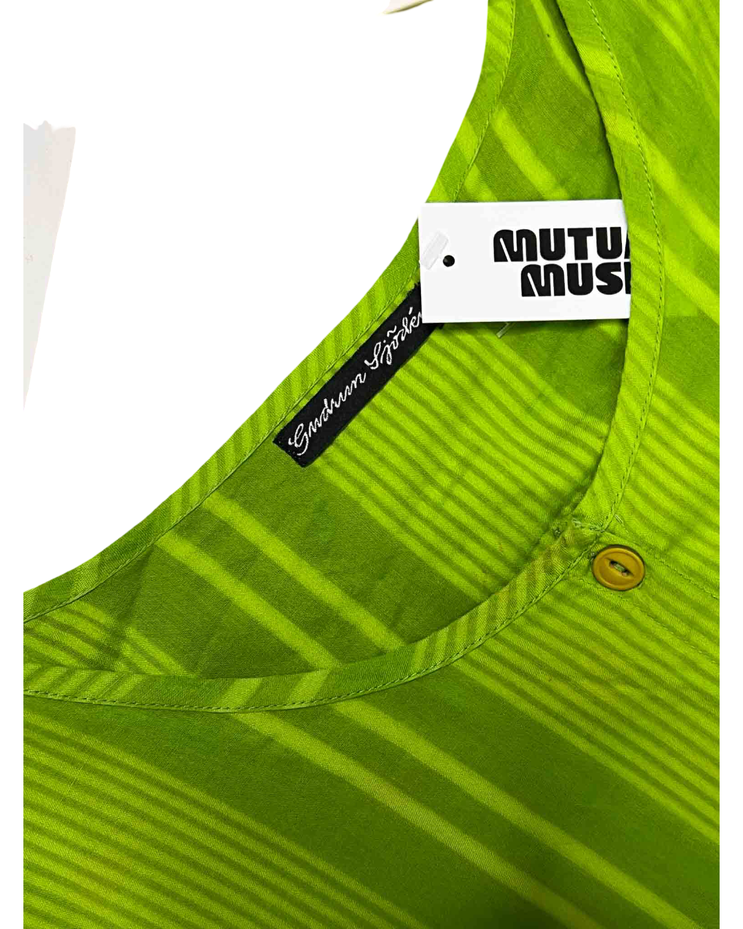 Size L/XL | Gudrun Sjõdén Green Cotton Shirt