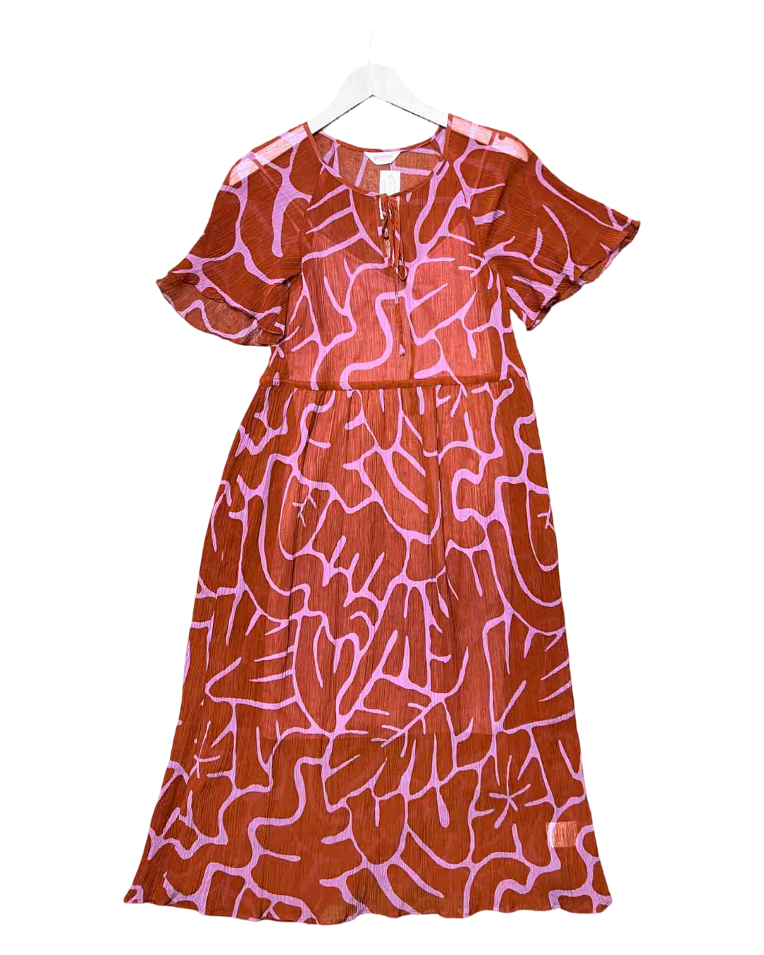 Size 6 | Gorman Silk & Cotton Monstera Midi Dress