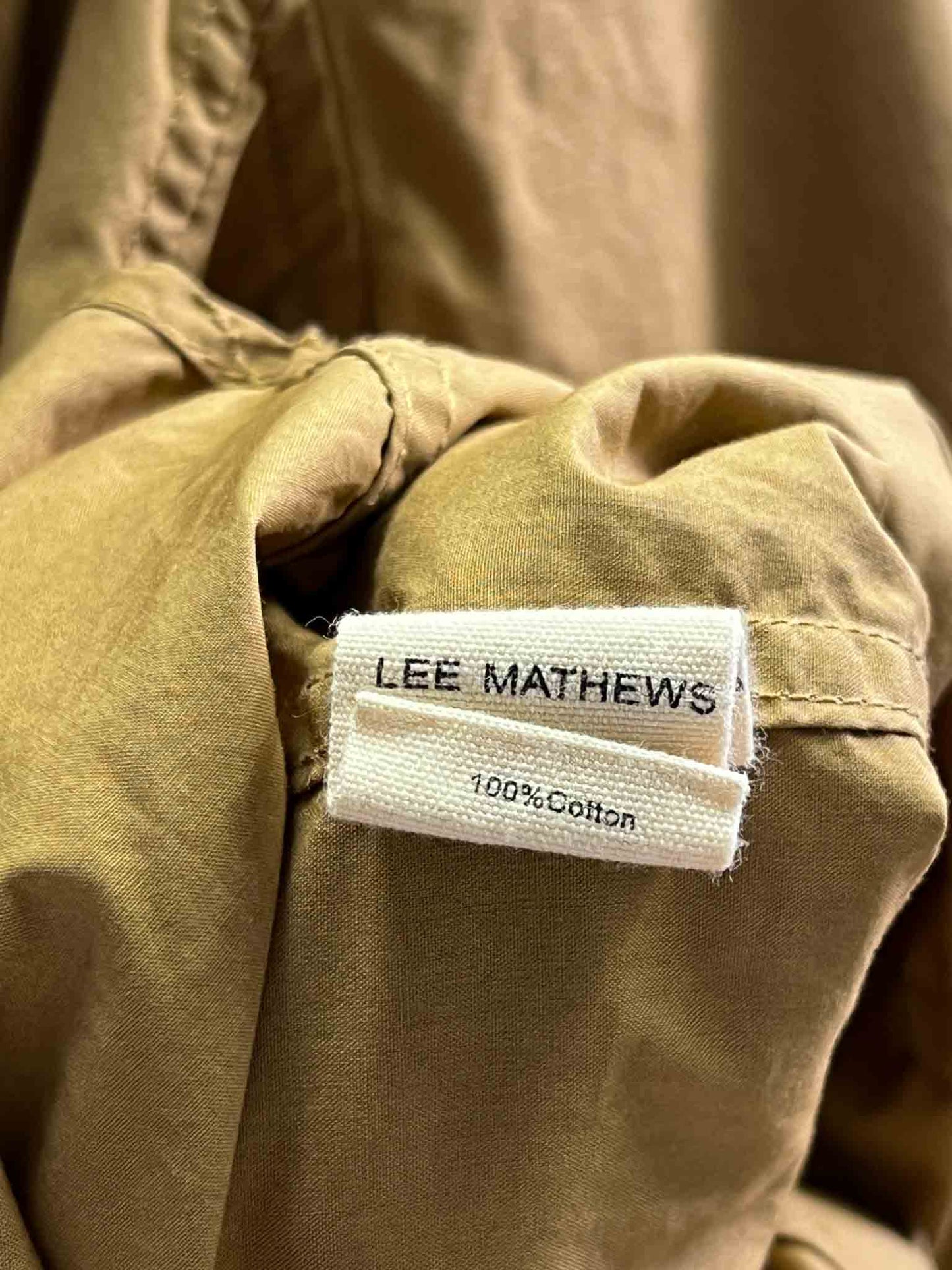 Size 2 (10) | Lee Mathews Cotton Poplin Shirt