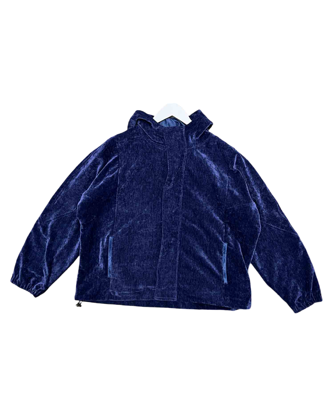 Size XL | Bounce Navy Chenille Hooded Jacket