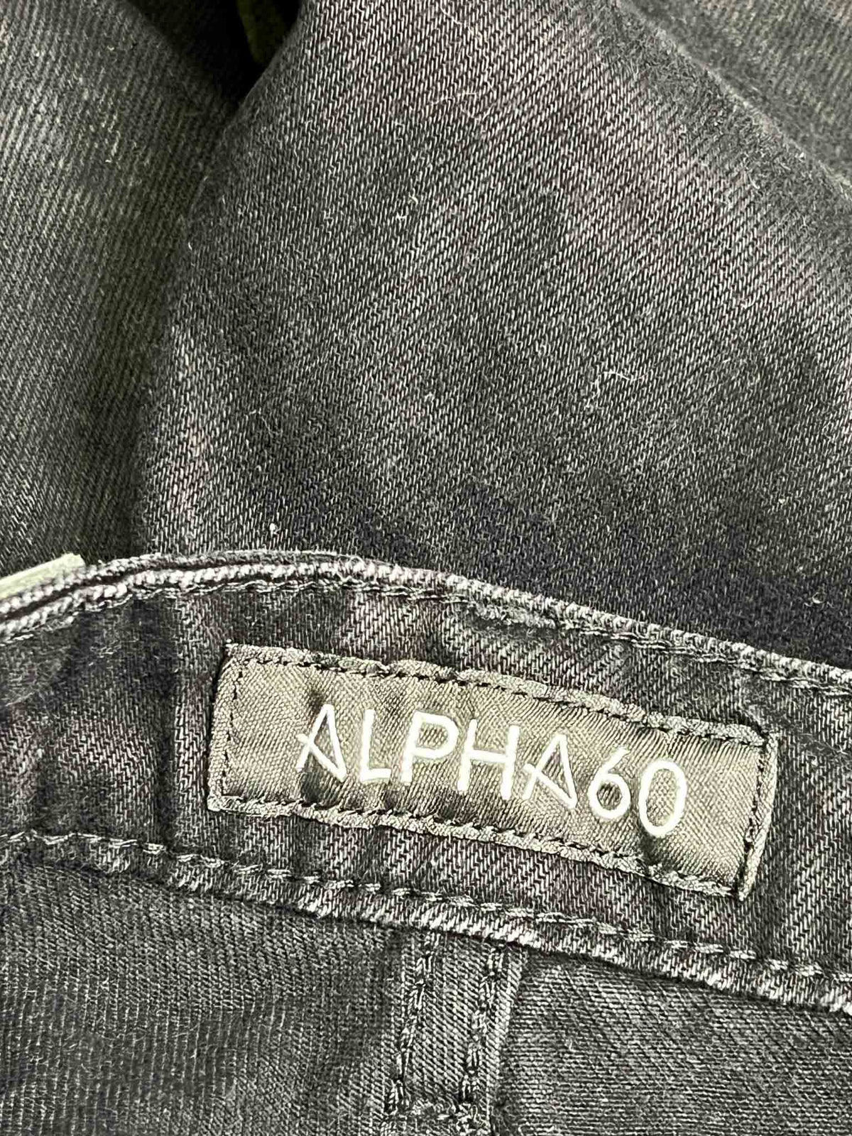 Size S | Alpha60 Black High Waisted Jeans