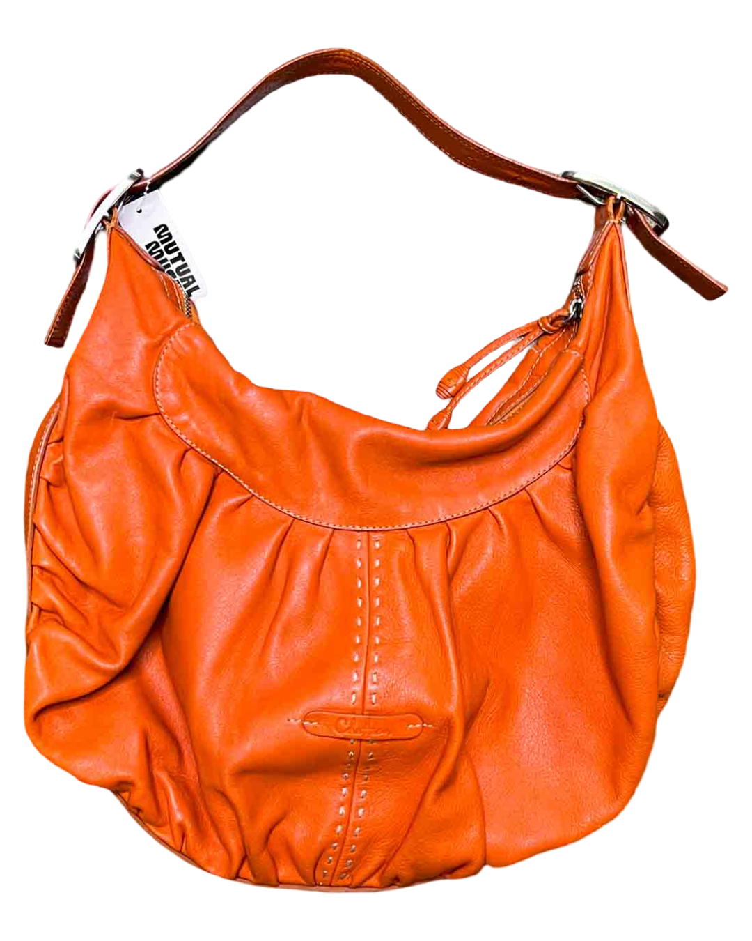 Cole Haan Orange Slouchy Shoulder Bag