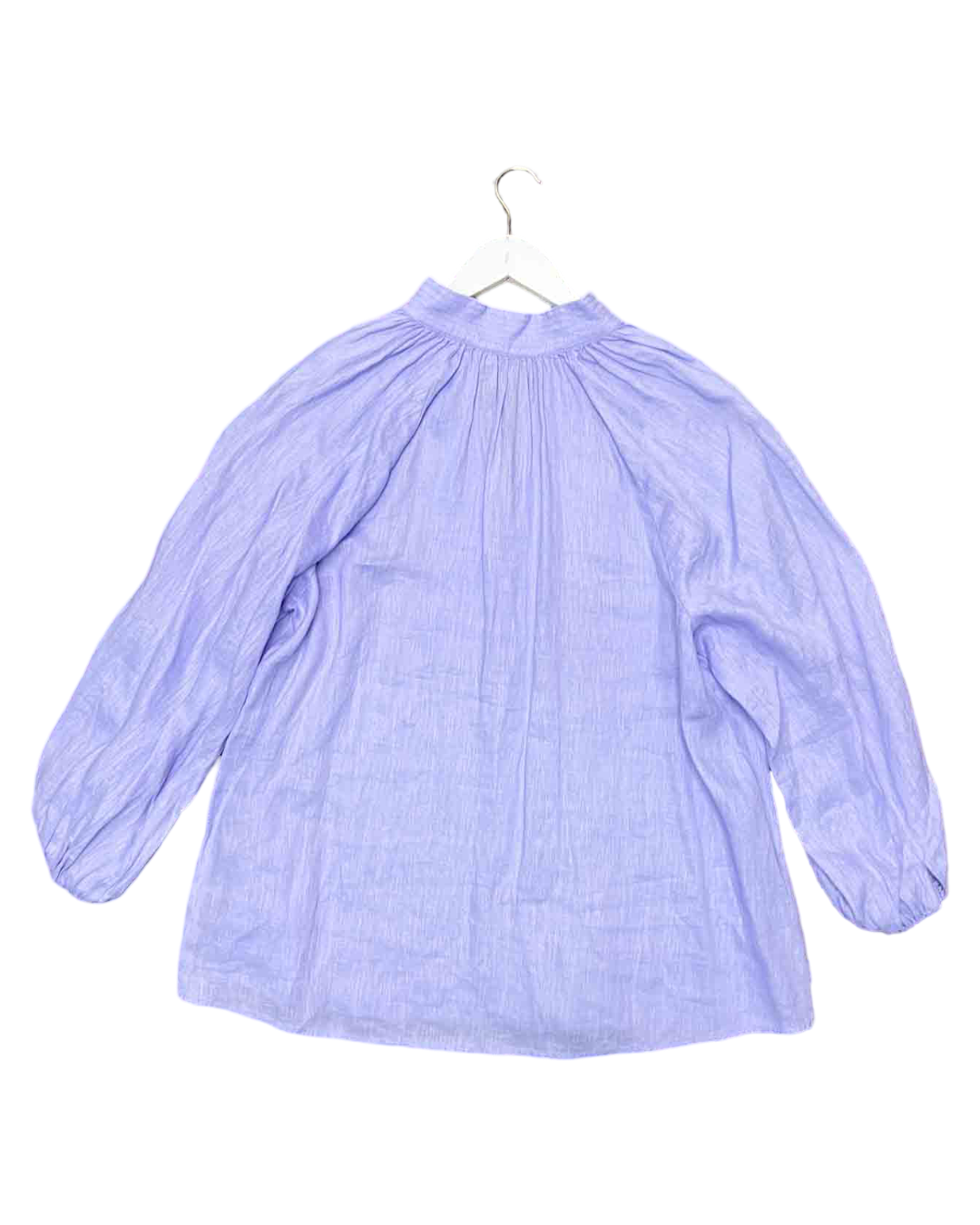 Size 14 | Commonry Lilac Linen Balloon Sleeve Top