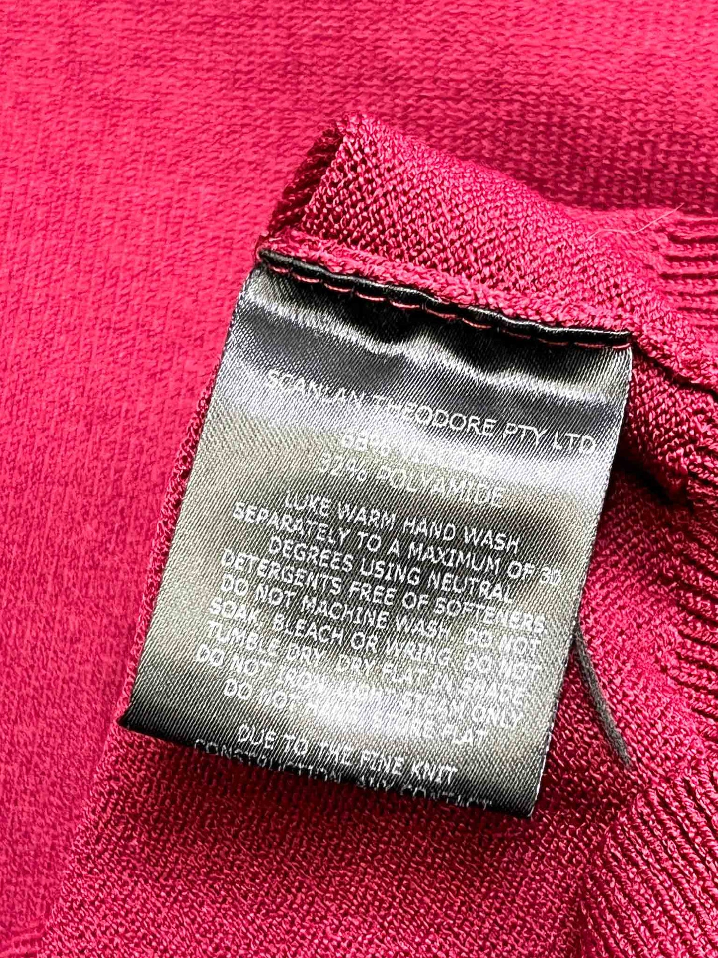 Size XS | Scanlan Theodore Burgundy Knit Top