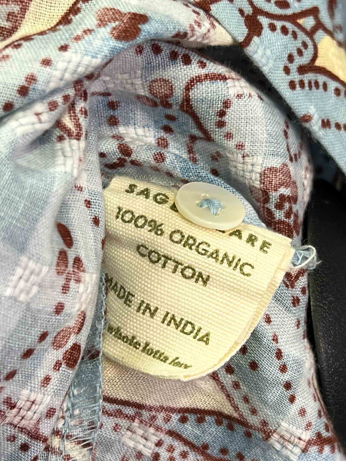 Size L | Sage x Clare Organic Cotton Floral Top