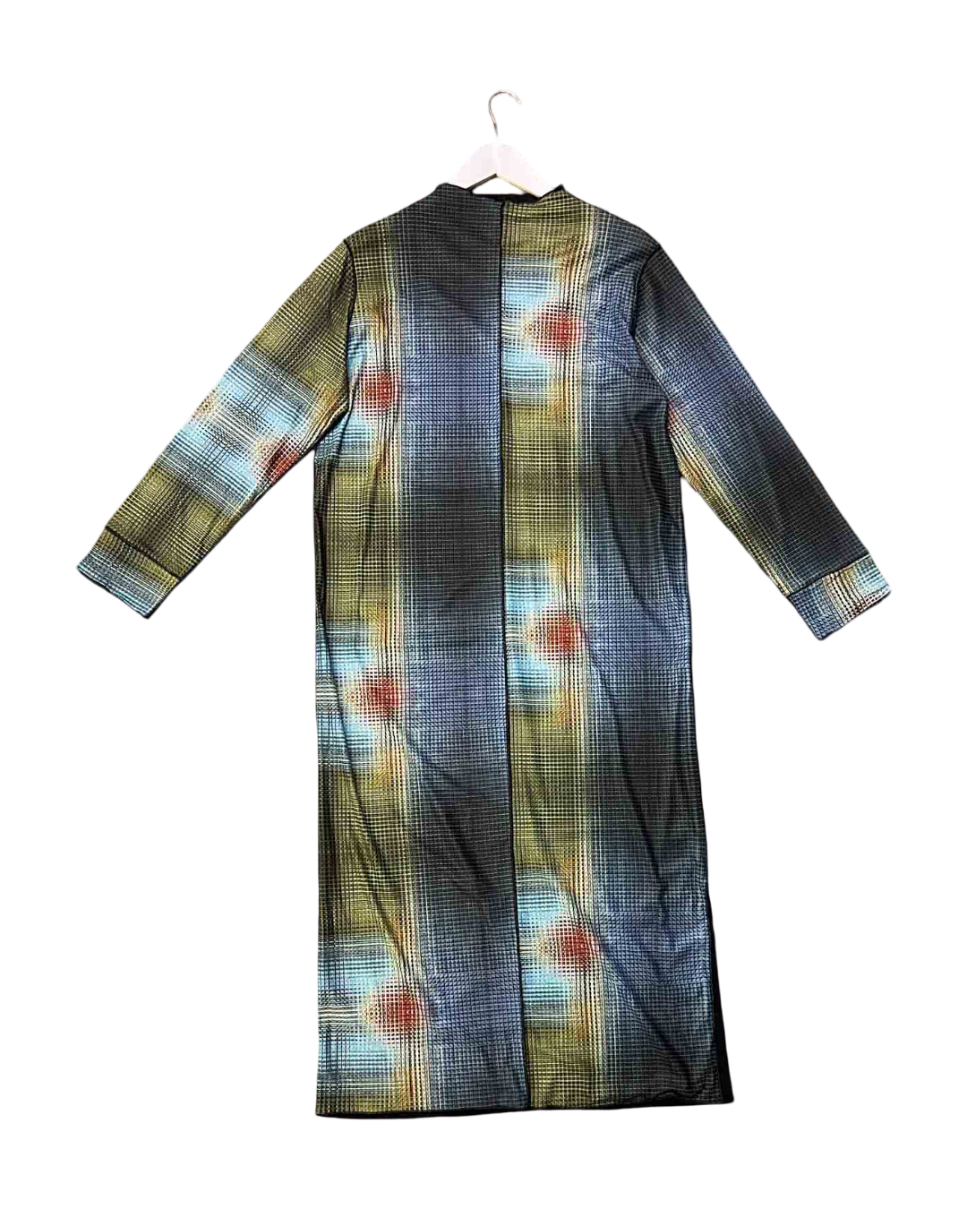 Size M | Alpha60 Green and Blue Mesh Dress