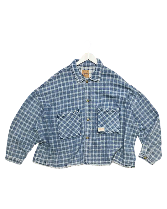 Size L | Ottway Cotton Check Over-Shirt Jacket