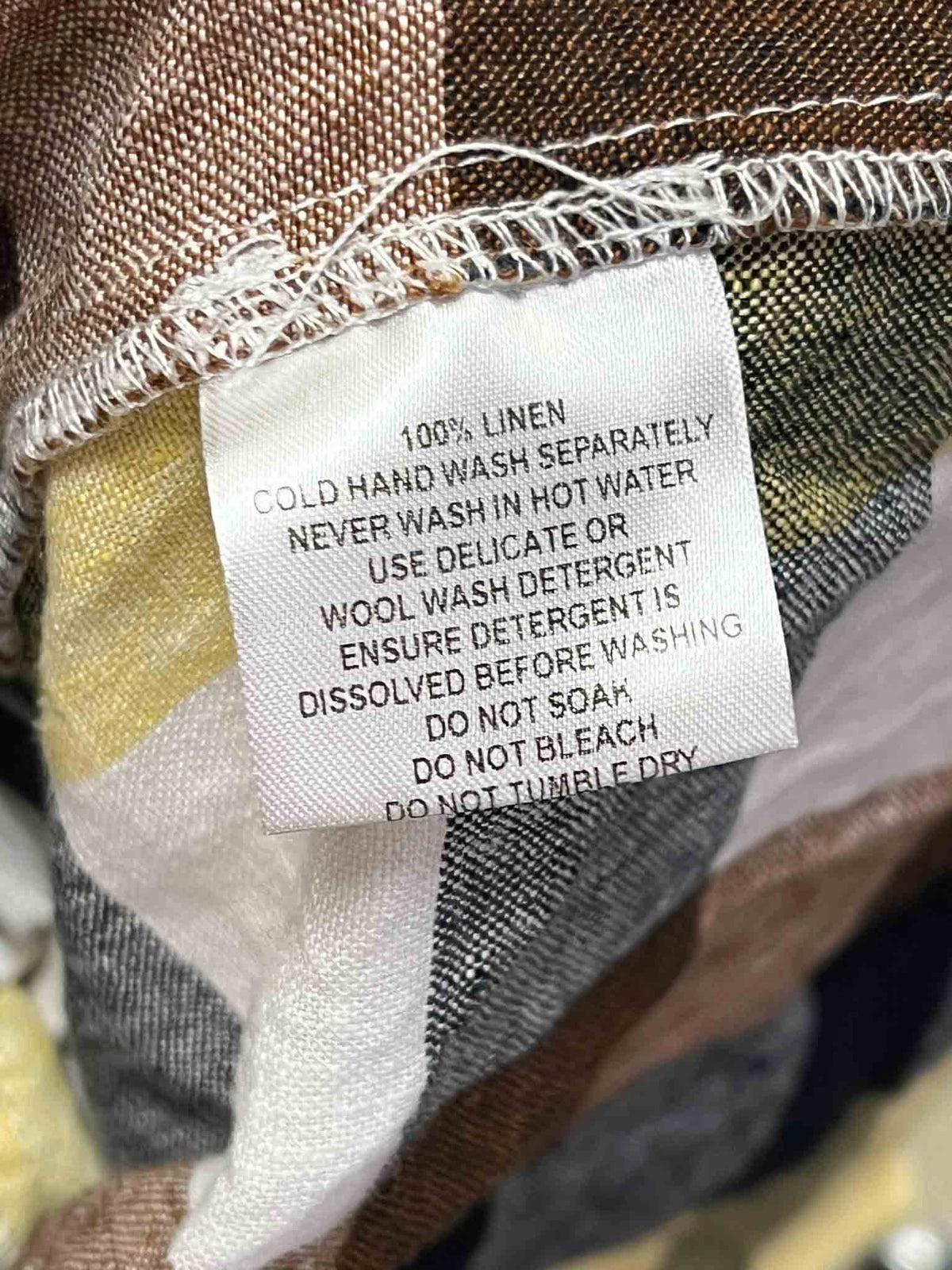 Size L | Alpha60 Linen Check Dress