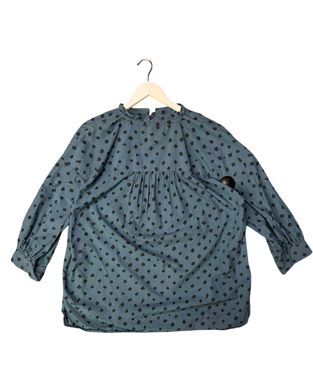 Size OSFM | Toast Blue Smock Top