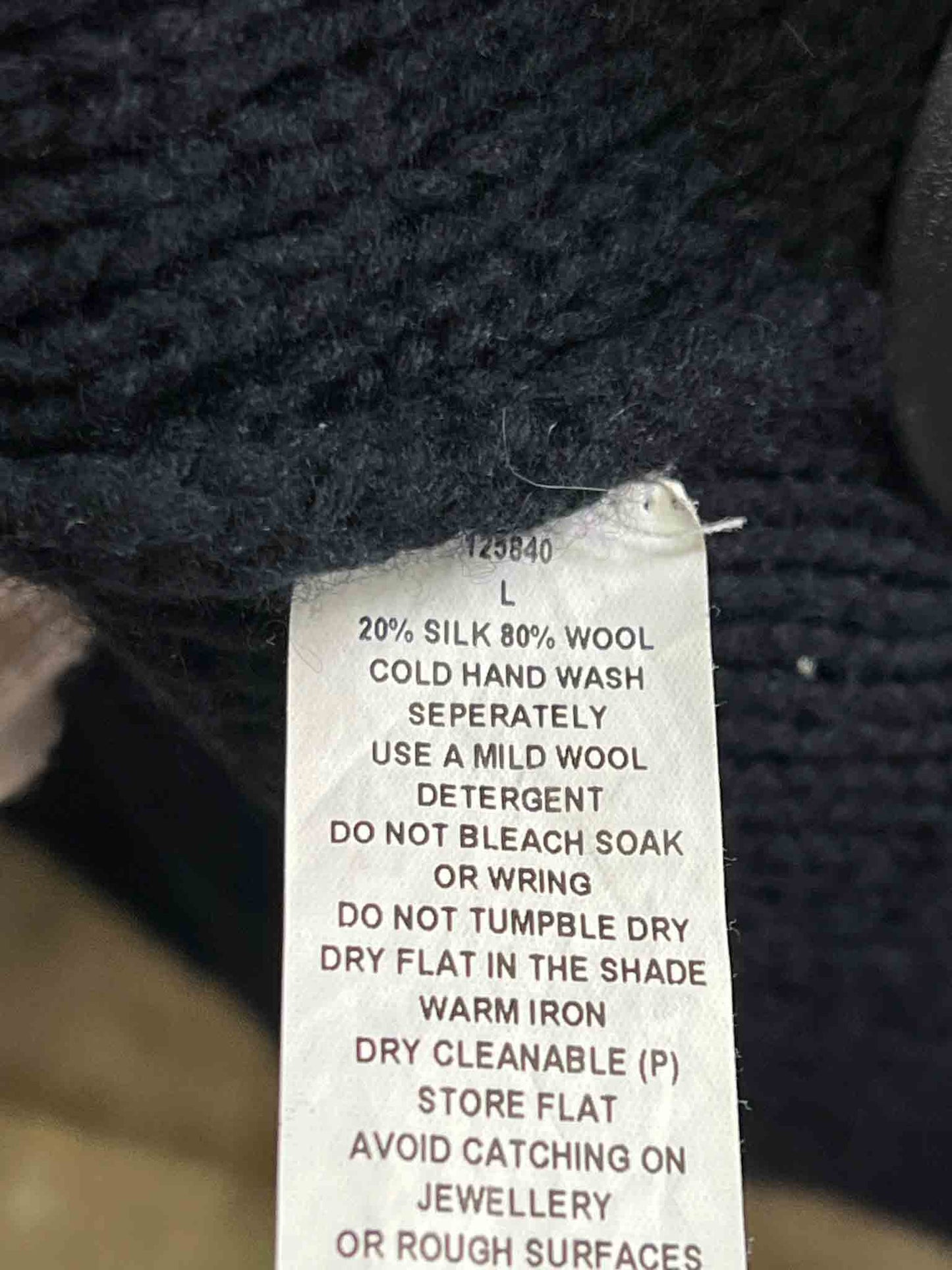 Size L | Bianca Spender Silk Wool Jumper