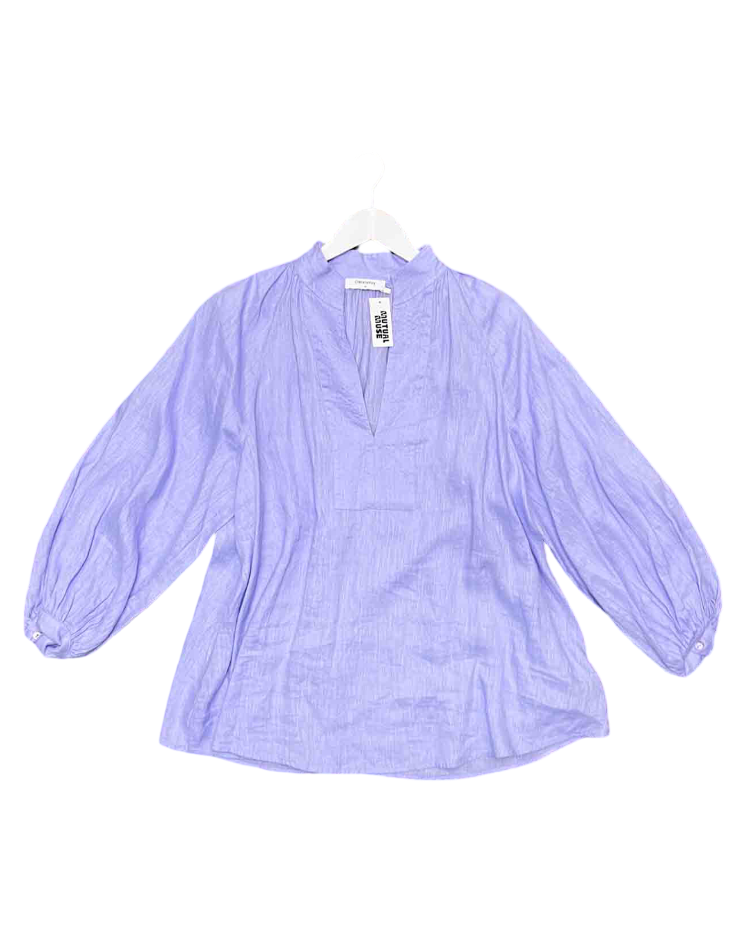 Size 14 | Commonry Lilac Linen Balloon Sleeve Top